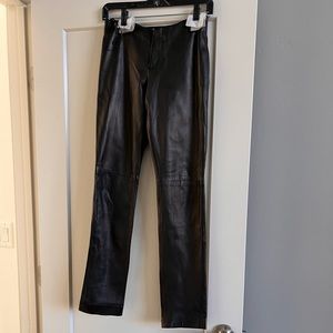 Black Leather Pants